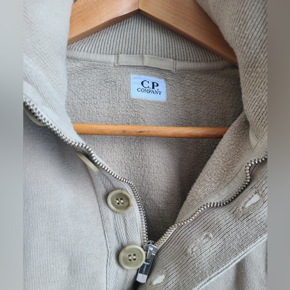 C.P. Company beige hooded sweatshirt XL EUC - Picture 2 of 15